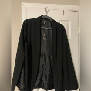 Open front cape blazer 2x new with tags